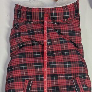 Dog Vest - Red and Black Plaid